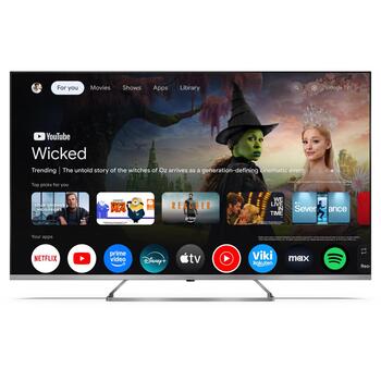Sharp QLED televizors 55JP7265E, 3840 x 2160, 4K UHD, Google TV, 2xUSB, 4xHDMI, MiniLED, Smart TV (55JP7265E)