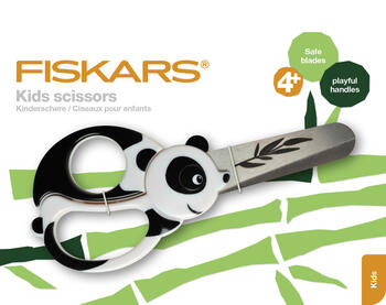 Fiskars Детские ножницы 0013822, 130мм, белый/черный, металл/пластик (13822)