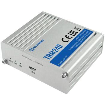 Teltonika LTE Модем TRM240 TRM240000000, 2G/3G, 1xSMA антенна для LTE, 1x microUSB, без Wi-Fi, без MU-MiMO, без поддержки Mesh (TRM240000000)