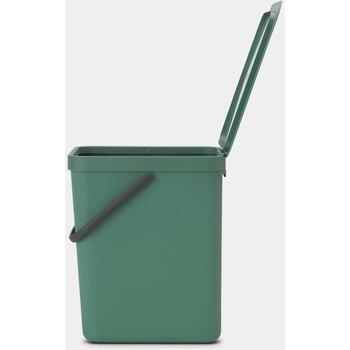 Brabantia Sort & Go мусорное ведро 129964, 25 л, 40 см, Fir Green, для сортировки, с крышкой (129964)