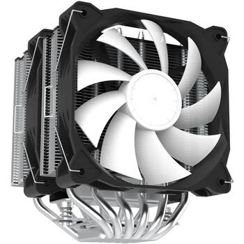 Zalman процессорный кулер CNPS12X BP ARGB BLACK, 260W, 6 тепловых трубок, вентилятор 120x120x25мм, 800-1800 об/мин, 32.2 дБА, PWM (CNPS12X BP ARGB BLACK)