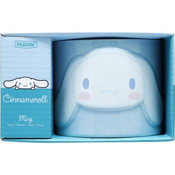 Paladone Hello Kitty Cinnamoroll рельефная кружка PP14833CIN, 400 мл, керамика, пастельно-голубая, не для посудомоечной машины (PP14833CIN)