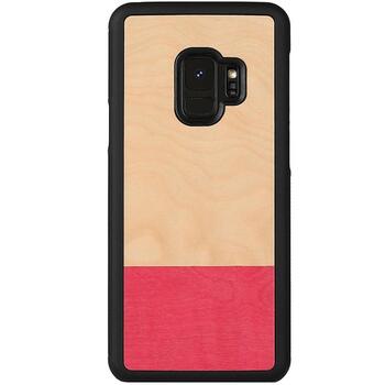 Man&Wood Чехол для смартфона M6045B, 5.8'', совместим с Samsung Galaxy S9, розовый (M6045B)