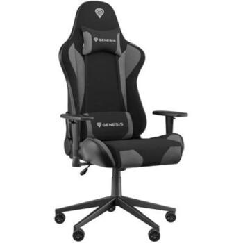 Genesis Игровое Кресло Nitro 440 G2, NFG-2067, Черный/Серый, 21кг, эргономичное, регулируемые подлокотники (NFG-2067)