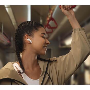 Huawei bezvadu austiņas FreeBuds SE 4 ANC 55038498, Bluetooth 5.4, 10 mm, 20-20000 Hz, aktīvā trokšņu slāpēšana, IP54, balta (55038498)
