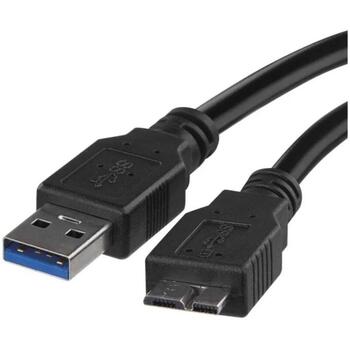Emos USB-кабель S70203, 1м, черный, 3.0, 5 Гбит/с, A разъем – микро B разъем, для зарядки/переноса данных (S70203)