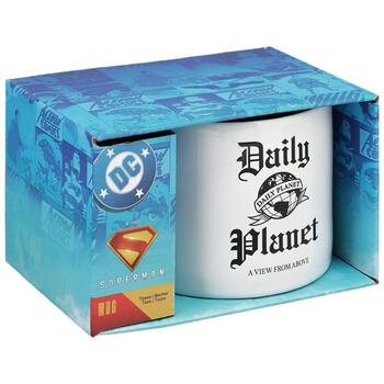 Paladone Daily Planet кружка PP14694SMT, 400ml, белая, дизайн в стиле Супермена, подходит для микроволновки (PP14694SMT)