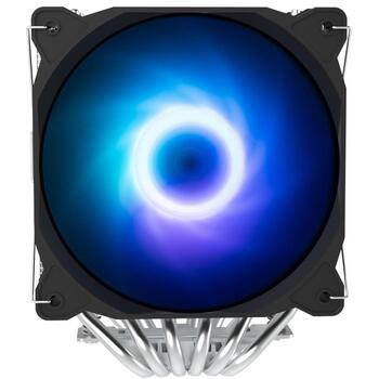 Zalman процессорный кулер CNPS12X BP ARGB BLACK, 260W, 6 тепловых трубок, вентилятор 120x120x25мм, 800-1800 об/мин, 32.2 дБА, PWM (CNPS12X BP ARGB BLACK)