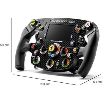Thrustmaster руль Ferrari SF-25 Edition 4060466, черный, углеродное волокно, PS5, PS4, PC (4060466)