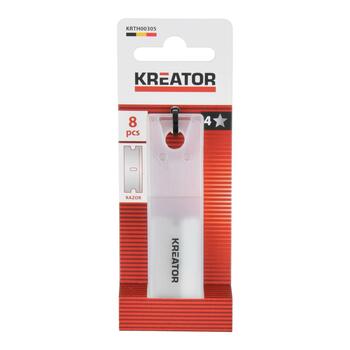 Лезвия для бритвы 8 шт., KREATOR, KRTH00305, Длина лезвия: 39 мм, Ширина лезвия: 19 мм (KRTH00305)