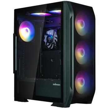 Zalman N7 PLUS V2 корпус ATX Mid-Tower, 402x210x490мм, ATX/mATX/ITX, 7x120мм RGB вентилятора, 340мм VGA, 160мм CPU, 180мм БП (N7 PLUS V2)