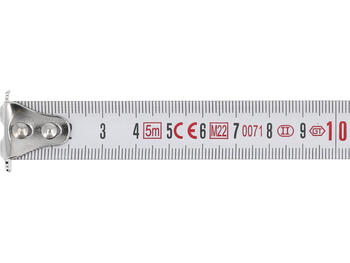 Yato Mērlente YT-7105, 5m, 19mm, tērauds, ABS korpuss, gumijas rokturis, magnētisks āķis, II klase (YT-7105)