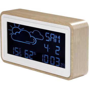 Denver Метеостанция WS-72 117160000090, 21см, 11.4см, 5см, LCD, 3xAAA, 2xUSB, датчик влажности, часы, будильник (117160000090)