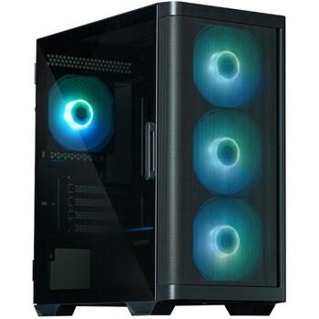 Zalman M4 ARGB x4 Black, M4 Black, 2x2,5'', 1x3,5'', 4 вентилятора, RGB, закаленное стекло, черный (M4 Black)