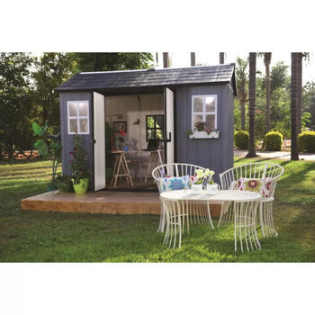 Keter Садовый сарай Oakland 1175 SD 29204172, 350x229x254cm, 215kg, стены DUOTECH, двойные двери, 2 окна (29204172)