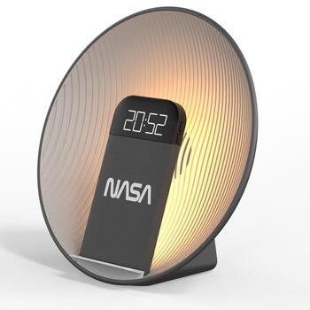 Nasa Bluetooth Динамик/Будильник/SPC600, 5W, Qi 15W, LED свет, USB-C кабель (SPC600)