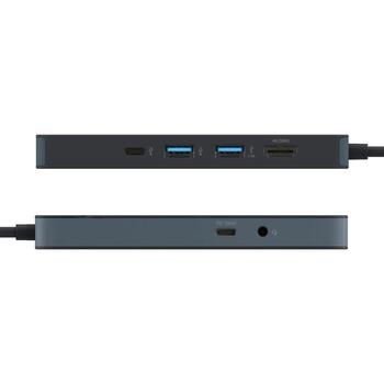 Hyper HyperDrive Flex 8 Port USB-C док-станция HD4102BKGL, 1 HDMI порт, черный (HD4102BKGL)