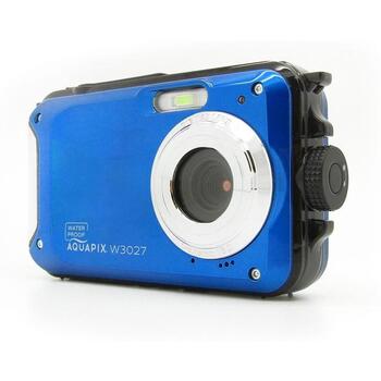 Easypix Цифровая фотокамера Aquapix W3027 Wave Marine 10034, 5MP, 2.7 дюйма, 4x цифровой зум, водонепроницаемая до 3 м, синяя (10034)