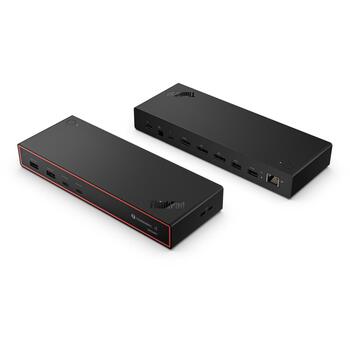 Lenovo ThinkPad Thunderbolt 4 Smart Dock 7500 40BE0135EU, 2 x DisplayPort, 1 x HDMI, 100 W, 2 x USB-A, 2 x USB-C, 2.5 GbE (40BE0135EU)