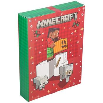 Paladone Minecraft kancelejas piederumu adventes kalendārs PP14078MCF, 27 gab., daudzkrāsains, plastmasa, no 3 g. (PP14078MCF)