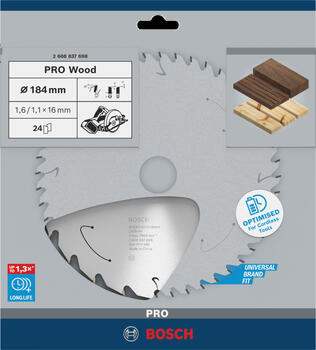 Rokas ripzāģiem PRO WOOD CORDLESS RIPZĀĢA ASMENS BOSCH 2608837698 (2608837698)