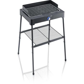 Severin Настольный гриль PG 8568, 2200 W, 5.74 kg, 56 cm, 54 cm, 98.5 cm, Нержавеющая сталь, Механический, Водяной поддон (PG 8568)