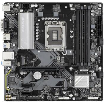 Gigabyte Mātesplate B760M D3HP DDR4, atbalsta Intel Core 14. paaudzes CPU, 4+1+1 fāzes digitālais VRM, 2xPCIe 4.0 M.2, GbE LAN (B760M D3HP DDR4)
