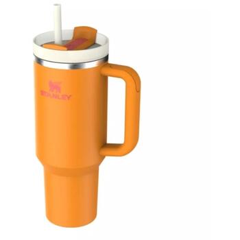 Stanley Термокружка 2813230065 1.18L, Оранжевая, Вакуумная изоляция, Сохраняет тепло до 7ч, Сохраняет холод до 11ч (2813230065)