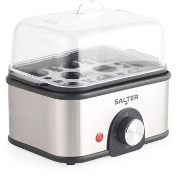 Salter Варка яиц EK6213VDE, 500W, 8 яиц, 2 поддона для яиц, мягкие/твердые уровни варки (EK6213VDE)