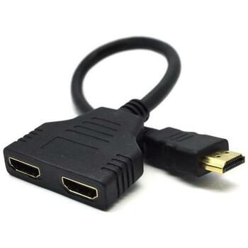 Gembird HDMI sadalītājs DSP-2PH4-04, 1 x HDMI vīriešu, 2 x HDMI sieviešu, melns (DSP-2PH4-04)