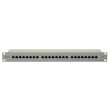 Digitus Коммутационная панель DN-91524S, 24x RJ45, CAT 5e, 1U, 19 дюймов, 7.7 кг, 30N, серый (DN-91524S)