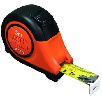 Mērlente MTB 5mx25mm, magnētiska MTB-5-25-M BAHCO (MTB-5-25-M)