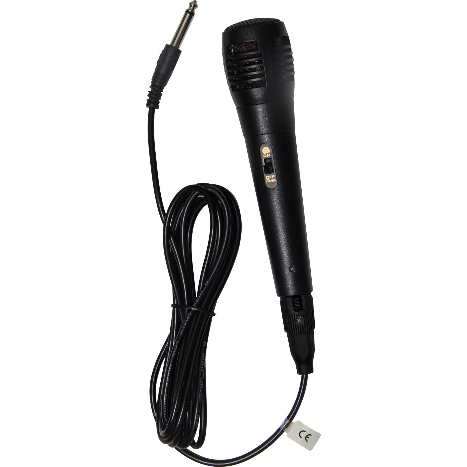 Denver Караоке колонка BTM-618 111151020840, 100W, 10W RMS, 3.7V, 1800mAh, Bluetooth, AUX, USB, MicroSD, LED подсветка (111151020840)