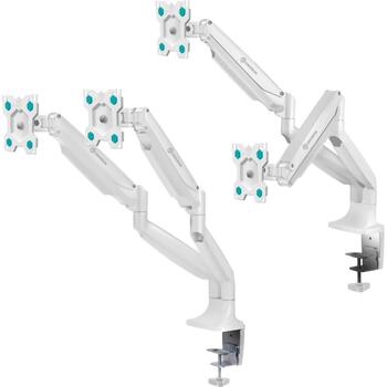 Onkron монитор, G200-W, 13-32 дюйма, 1-9 кг (x2), VESA 75x75, 100x100 мм, наклон -90° до +45°, поворот 180°, удлинение 0-615 мм (G200-W)