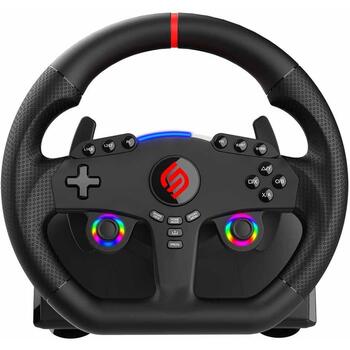 Subsonic Superdrive 270 GT гоночный руль SA5721-1, 270 градусов, 27 см, 2 педали, двойной вибрационный мотор (SA5721-1)