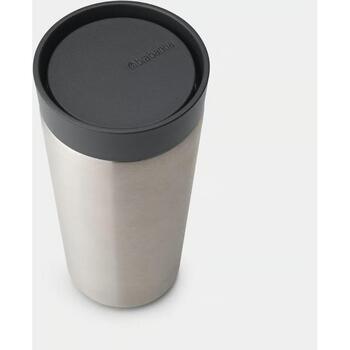 Brabantia Make & Take термокружка 228681, 0,36 л, нержавеющая сталь, тёмно-серый, 100% герметичная (228681)
