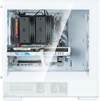 Zalman P10 NAMU WHITE, Mini-Tower korpuss, mATX, 3x120mm ventilatori, balts, 340mm GPU, 173mm CPU, 140mm PSU, USB 3.0, USB-C (P10 NAMU WHITE)