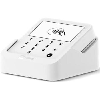 SumUp Solo Lite BUN-SUL-004, EMV/NFC считыватель карт, Bluetooth, аккумулятор, зарядная станция, белый (BUN-SUL-004)