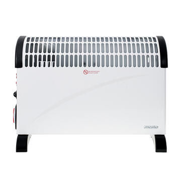 Efektīvs konvektora sildītājs ar taimeri un turbo ventilatoru 2000 W 3 jaudas līmeņi līdz 24 m² balts MS7741w Mesko (MS 7741 white)