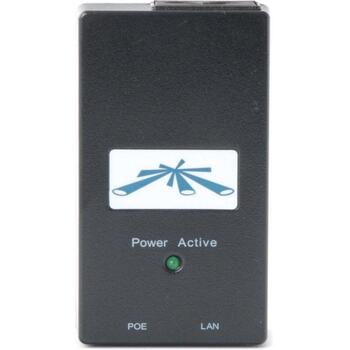 Ubiquiti strāvas adapteris POE-24-12W, 24 V, 0,5 A, 100-240 V, 50/60 Hz, 2xRJ-45, pārsprieguma aizsardzība (POE-24-12W)