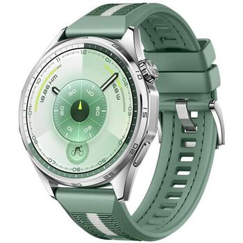 Huawei Умные часы Watch GT 6 46mm 55020FTV, 1.47 дюйма AMOLED 466x466, 867 мАч, 21 день, 5ATM, GPS, NFC, Bluetooth 6.0, зеленый (55020FTV)