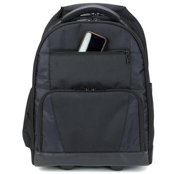 Targus рюкзак TSB700EU, 39,6 см, 30 л, полиэстер, телескопическая ручка, 2 колеса, плечевой ремень, черный (TSB700EU)