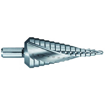 Stepped metal HSS BIT Rnd Shank Long Life 4>20mm Tivoly (11448520420)