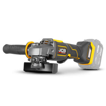 JCB JCB-18PAG-125 Professional 18V бесщеточная угловая шлифмашина для резки шлифовки и очистки металла 125мм 5дюймов 9000об/мин лепестковый выключатель (JCB-18PAG-125)