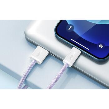 Baseus Динамический кабель USB на Lightning, CALD000505, 2м, 2.4A, 480Mbps, ABS, высокоплотное плетение (CALD000505)
