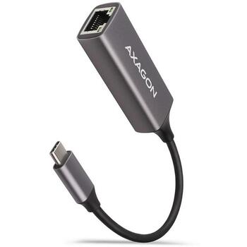 Axagon USB-C адаптер ADE-TRC, 1x RJ-45, 1000 Mbit/s, 1x USB 3.2 Gen 1, Realtek RTL8153, CE, RoHS (ADE-TRC)
