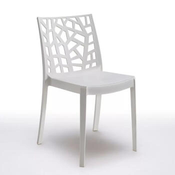 Bica Садовый стул Matrix 16352, 47x55x82см, 46см, 110кг, полипропилен, штабелируемый, белый (16352)