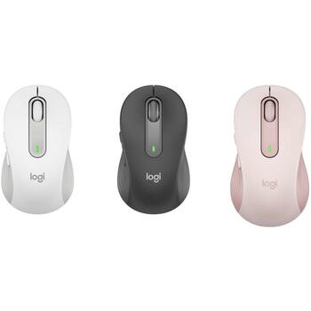 Logitech Bezvadu pele M650 910-006254, 2000dpi, 4 pogas, optiskais sensors, bezvadu savienojums, rozā krās. (910-006254)