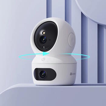 Ezviz H7C CS-H7c-44WF-W2 внутренняя 4MP 2K+ Pan & Tilt камера, 360°, 90°, 2.8/6mm, MicroSD до 512GB, Wi-Fi 6, ночное видение (CS-H7c-44WF-W2)