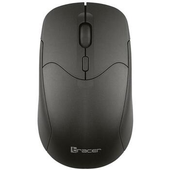 Tracer TRAMYS47454 беспроводная оптическая мышь, 3 кнопки, 1600 DPI, RF 2.4 ГГц, 10м, черная (TRAMYS47454)